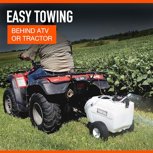 Ironton Tow-Behind Trailer Broadcast and Spot Sprayer, 13-Gal. Capacity