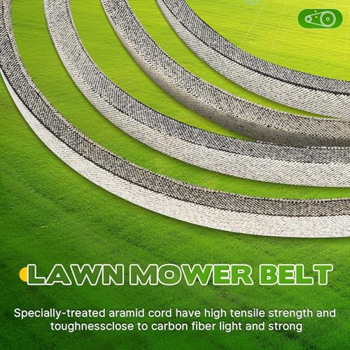 954-04317A 754-0498 1/2" x 67" Lawn Mower Drive Belt for Cub Cadet MTD Troy Bilt Ariens 954-04317 754-04317A 754-04317 07211500 RZT-L42 RZT-L46 RZT-L50 RZT-L54 RZT-S42 RZT-S46 RZT-S50 RZT-S54