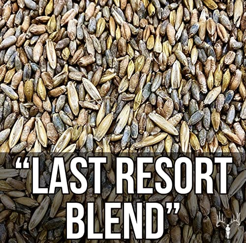 Crooked Bend Last Resort Blend, 12LB EcoPack, Winter Food Plot Seed for Deer, Cereal Grain Rye, Wheat, Barley, Triticale & Oat Seeds Grow Whitetail & Turkey Attractants & Cold Hardy Hunting Food Plots - size: 12 Pound (Pack of 1)