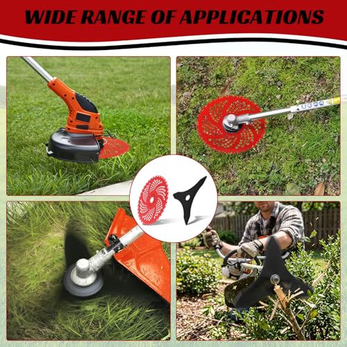Carbide Tipped Brush Cutter Blade 9" x 36T & 10" x 3T Weed Eater Blade