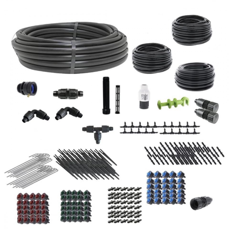 Drip Depot Drip Irrigation Kit for Vegetable Gardens - Kit Size : Deluxe - size: Kit Size Deluxe