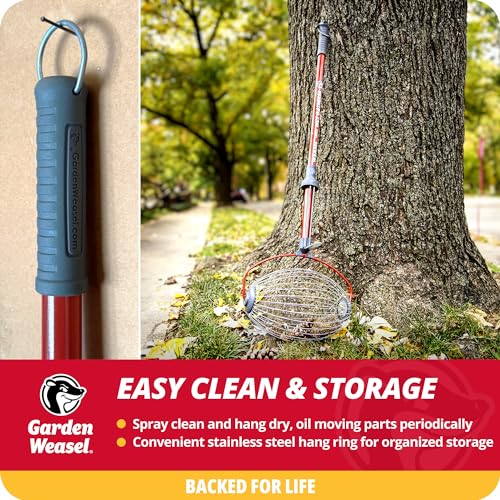 Garden Weasel Large Nut Collector Roller for Walnuts Apples Tennis Balls