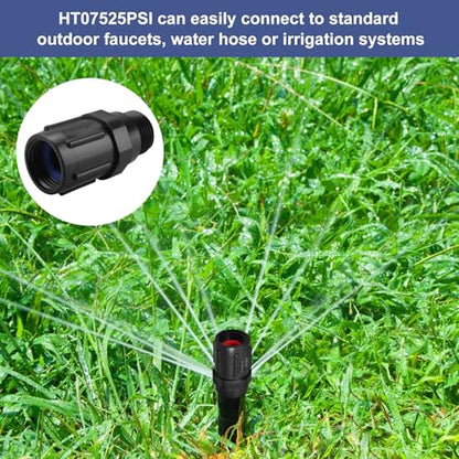 Garden Hose Pressure Regulator 25 PSI for Rain Bird HT07525PSI 2Pcs