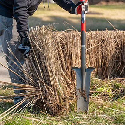 Root Slayer 22811 Drain Spade for Trenching & Landscaping, Red - style: Drain Spade