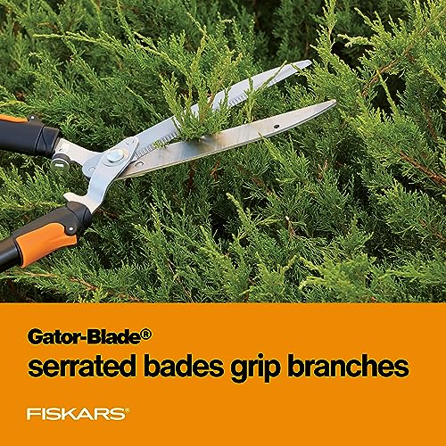 Fiskars 25"-33" Power-Lever Extendable Garden Hedge Shears, 10” Blades - style: 25-33" Power-Lever