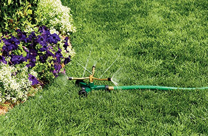 Orbit Brass 3-Arm Impact Lawn & Garden Sprinkler - 58180N - style: Brass
