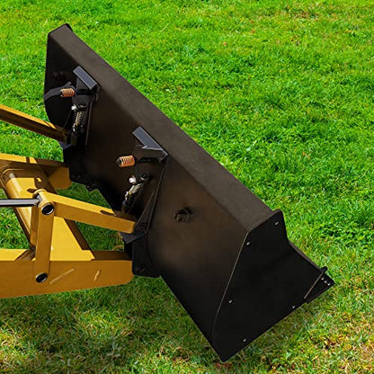 YITAMOTOR Global Skid Steer Quick Tach Adapter, Weld-On Bobtach Latch Box