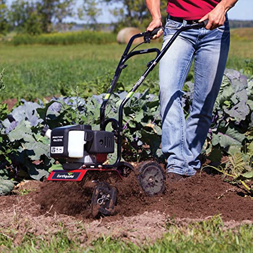 Earthquake MC43 Cultivator, 43cc 2-Cycle Viper Engine, 6-10” Adjustable Width, 8” Max Depth, Overhand Handlebars, Lightweight, U.S. Based Customer Service - style: MC43 43cc