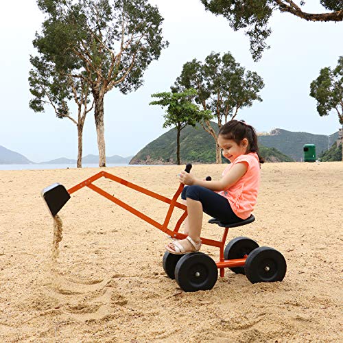 Albott Ride On Sand Digger Excavator Toys - color: Orange