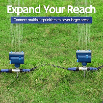 Airthereal Oscillating Sprinkler - Metal Step Spike, 4,069 sq.ft. Coverage - size: 1-Pack