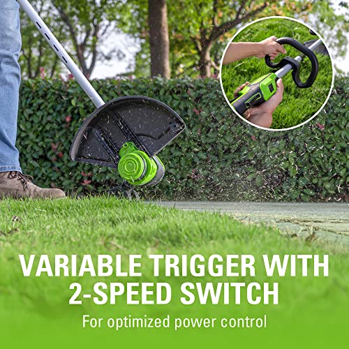 Greenworks 24V 13 in Cordless String Trimmer, 4.0 Ah Battery - size: 13" Cordless Gen 2 (Battery + Charger)