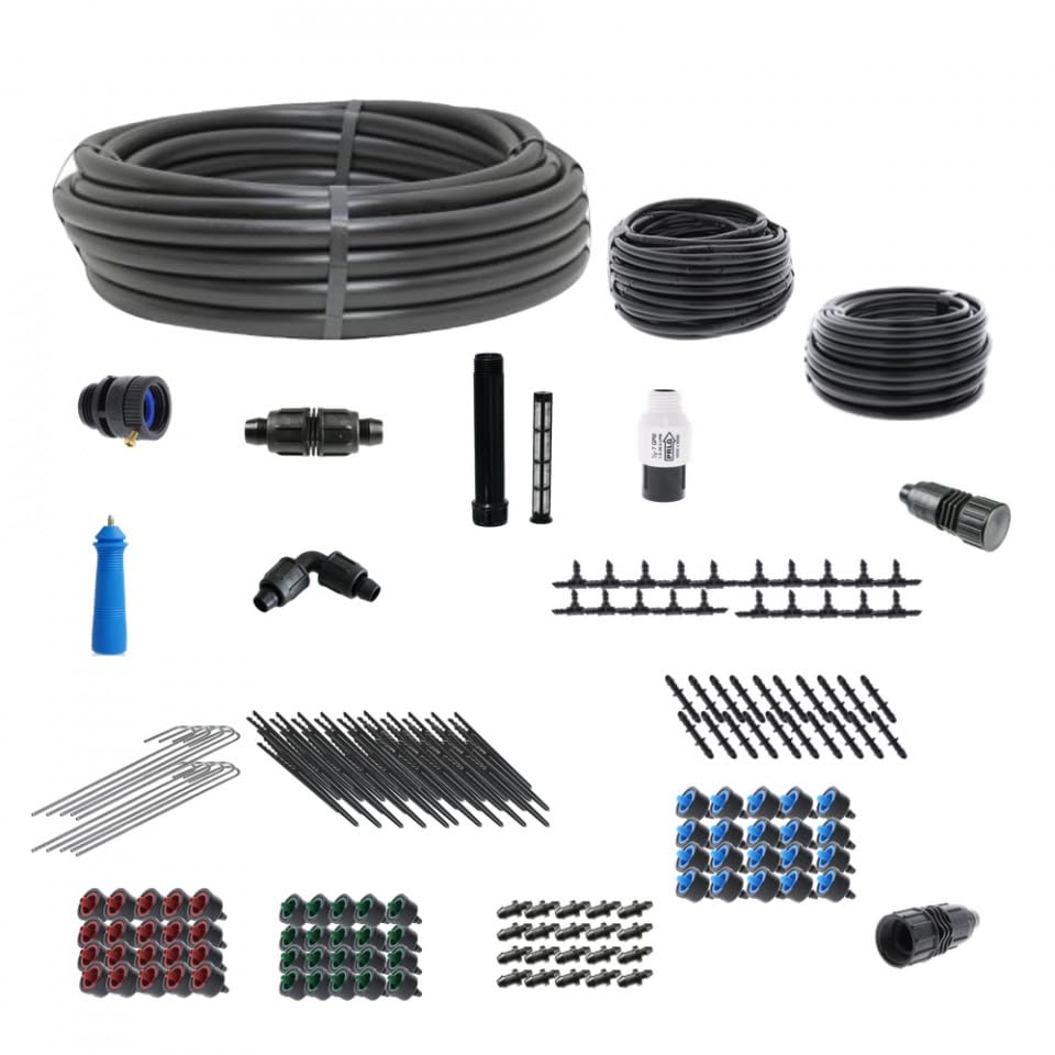 Drip Depot Drip Irrigation Kit for Vegetable Gardens - Kit Size : Standard - size: Kit Size Standard