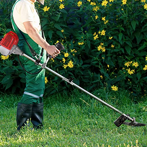 4 in 1 String Trimmer,58CC Gas Powered Weed Eater, Red - color: Red