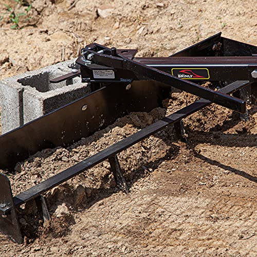 Brinly Sleeve Hitch Tow Behind Box Scraper, 38" - size: 38 Inch