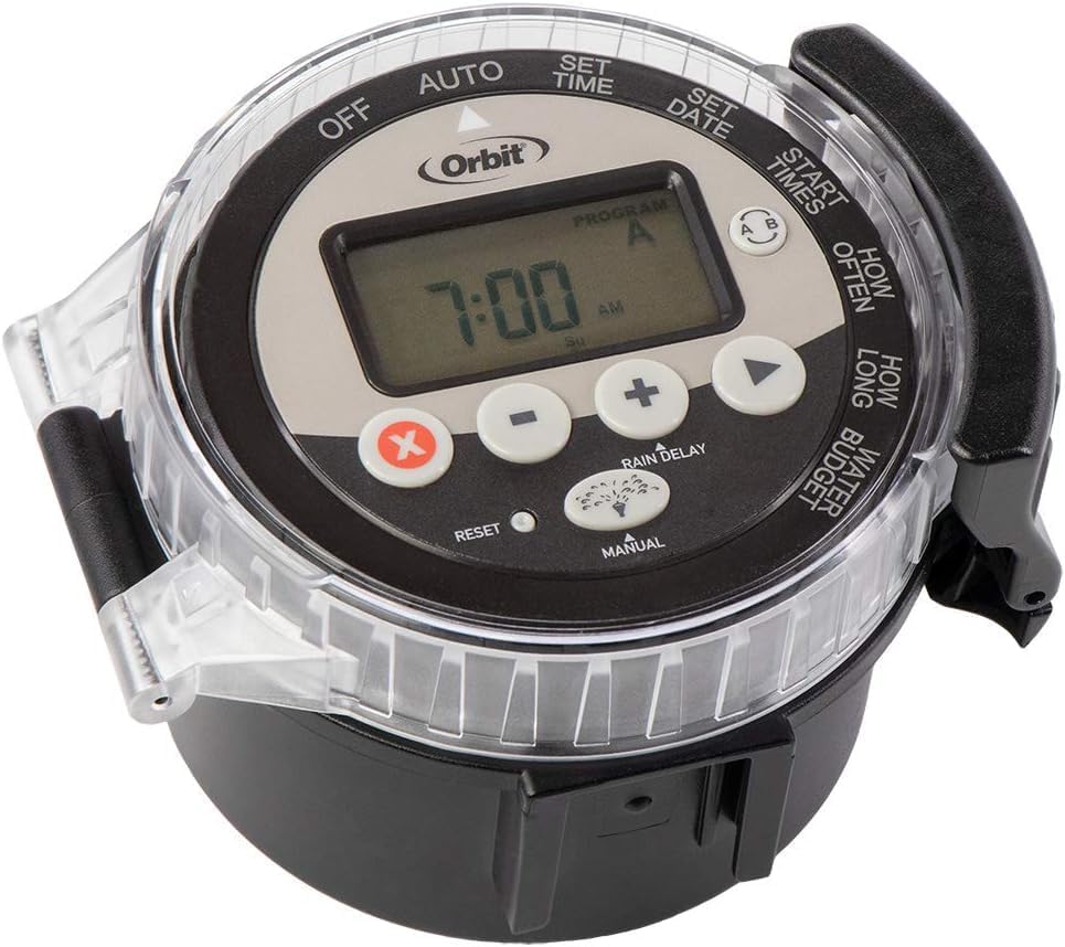 2-Pack Orbit 57865 Battery-Operated Sprinkler Timer - Convenient Automated Watering Device ( 2 Total timers ) - size: 2-Pack Battery-Powered Water Sprinkler Controller