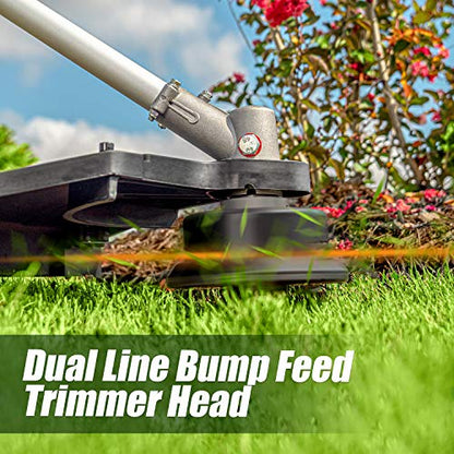 LawnMaster No-Pull 25cc 2 Cycle Engine 17'' Grass Trimmer, NPTGSP2517A - style: Straight Shaft 25CC 17Inch