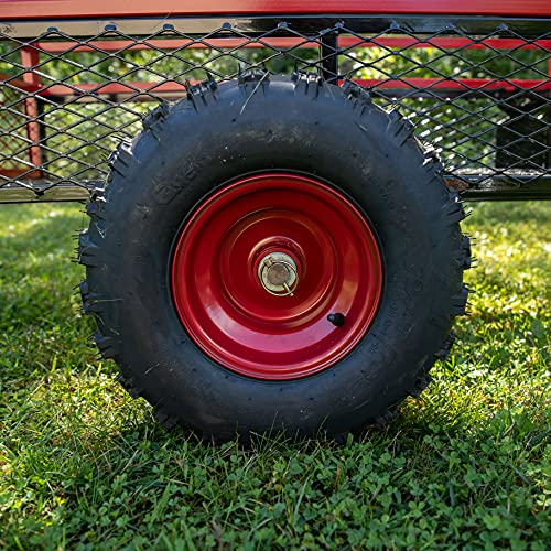 YUTRAX® HC1750 Trailer, Heavy-Duty Trailer, 1750 lb. Load Capacity, Heavy-Duty Steel Construction, Haul 28 Cub Feet, Minimal Assembly, Large Flotation Tires - style: Hc1750 Trailer