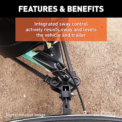 CURT 17500 TruTrack 4P Weight Distribution Hitch with Sway Control, 10K - size: 8k to 10k, style: 4 Point (Active)