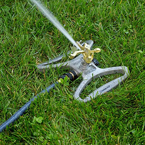 Melnor 65051-AMZ Pulsating Sprinkler with QuickConnect Product Adapter, Amazon Bundle - style: XT on Sled