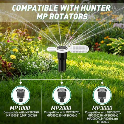 Sprinkler Adjustment Tool Compatible with Hunter/Rain Bird, Green & White - color: Green & White
