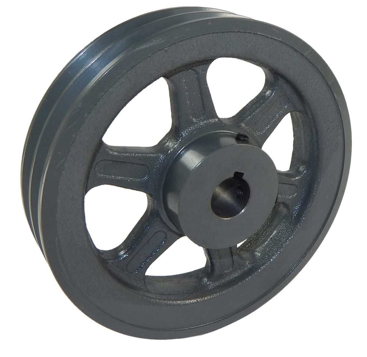 2AK61X1 Pulley | 5.95" X 1" Double Groove AK Fixed Bore Pulley