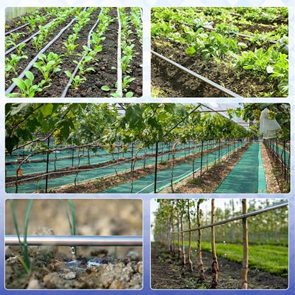 1640FT 5/8" Drip Irrigation Tape - 8 Mil 0.5 GPH 6" Spacing