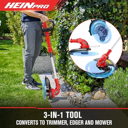 HEINPRO Cordless String Trimmer Compatible with Milwaukee M18 Battery - size: 12.01-INCH
