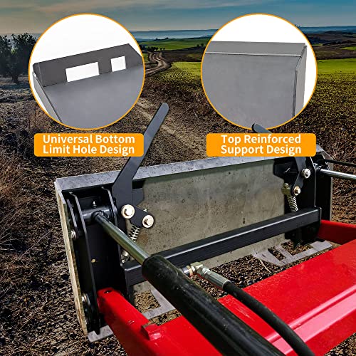 YINTATECH 5/16" Skid Steer Plate Attachment fits for Kubota & Bobcat - size: 5/16 Inch