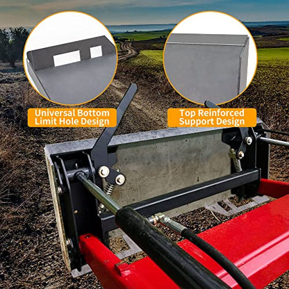 YINTATECH 5/16" Skid Steer Plate Attachment fits for Kubota & Bobcat - size: 5/16 Inch