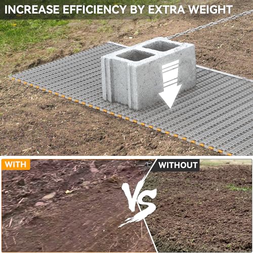 YINTATECH 3'x 6' Heavy Duty Field Drag Mat for Baseball & Softball
