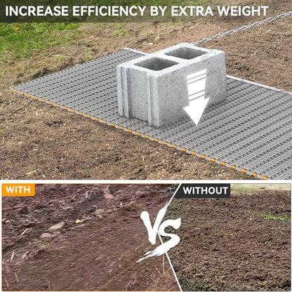 YINTATECH 3'x 6' Heavy Duty Field Drag Mat for Baseball & Softball
