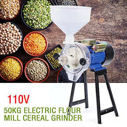 Electric Grinder Mill Grain Corn 3000W Wheat Feed/Flour Wet Cereal Machine NEW