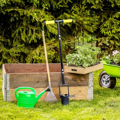 Colwelt Long Handle Bulb Planter Tool, Tulip Plant Hole Digger, Sod Plugger