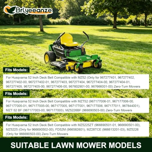 522811301 Lawn Mower Deck Belt - size: 148.5"L x 0.63"W