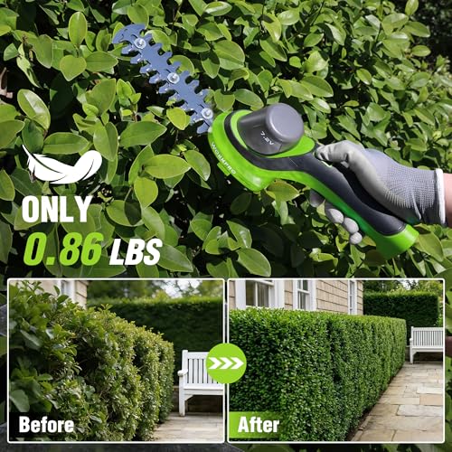 WORKPRO 2-in-1 Cordless Hedge Trimmer & Grass Shears - style: Long Handle Grass Shear