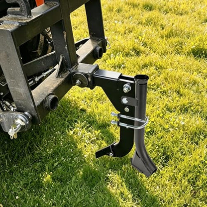 Pipe Layer Attachment for Hitch Mounted Ripper, Flexible Pipe Laying Tool for 3-Point Subsoiler Trencher, Fits ATV UTV Tractor, Max 1.37" Diameter