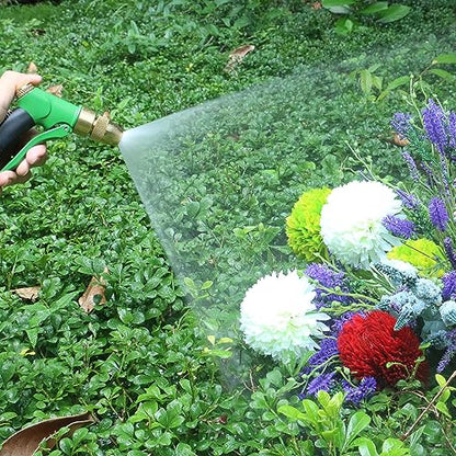 STYDDI Heavy Duty All Metal Adjustable Garden Hose Spray Nozzle