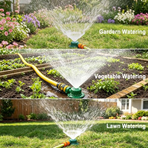Metal Lawn Sprinkler for Yard and Garden, Irrigation Sprinklers