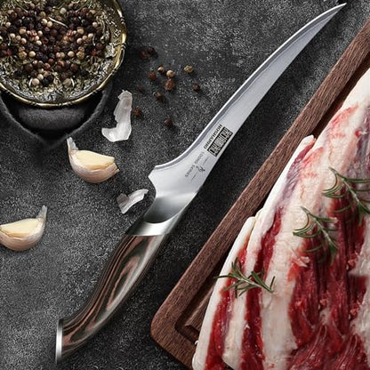 HOSHANHO Fillet Knife 7 Inch, Super Sharp Japanese Fish Boning Knife - size: 7"