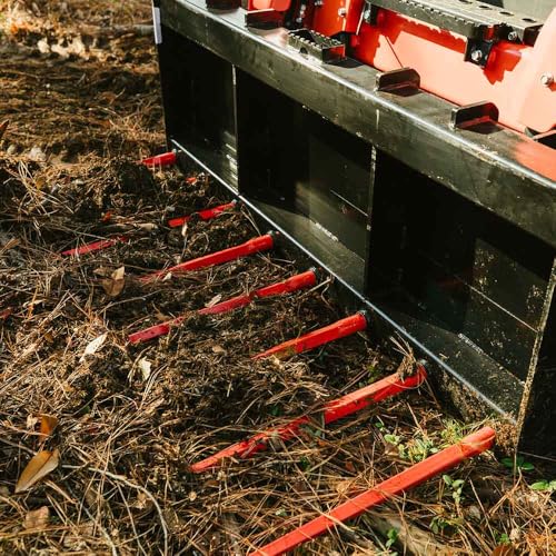 Titan Attachments 32" C1 Square Hay Bale Spear, 1 3/8" Diameter, 1,350 LB Capacity, Forged & Heat-Treated Steel, for Hay & Handling Daily Farm Work