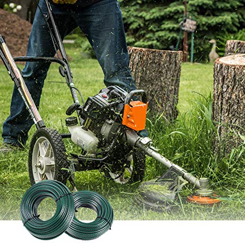 Anleolife .140" Sawtooth Trimmer Line for Walk-Behind Mowers, 108ft 1 lb - color: 1-lb Sawtooth .140
