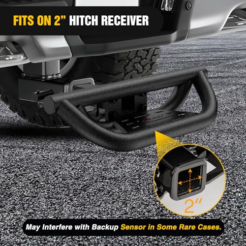 Nilight Drop Hitch Step 2" Receiver Universal for Pickups Trucks SUVs ATVs - color: Hitch Step Drop