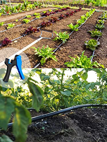 Kalolary Hole Punch Tool for 1/4" Inch Fitting & Emitter Plastic | Drip Irrigation Tubing Hole Punch Tool Outdoor Garden Watering Tube Punch - style: Tubing Hole Punch