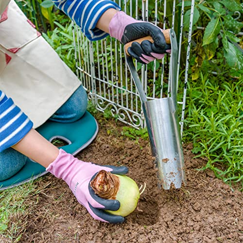 Garden Bulb Planter with 6 inches Depth Mark, Bulb Transplanter - size: 14.3in Bulb Planter