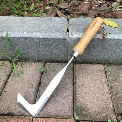 Crack Weeder Sickle Gardening Tool Weed Puller Weeding Tools for Garden (Orange) - color: Orange