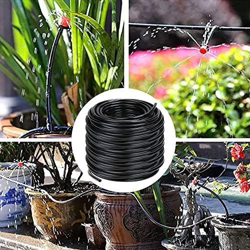 Hourleey Blank 200 FT Distribution Tubing Irrigation Drip Hose, 1/4 Inch Drip Line - size: 200 FT