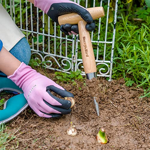 Hand Dibber, Stainless Steel Seed Planter Tool Bulb Planter Tool - size: 4.8''