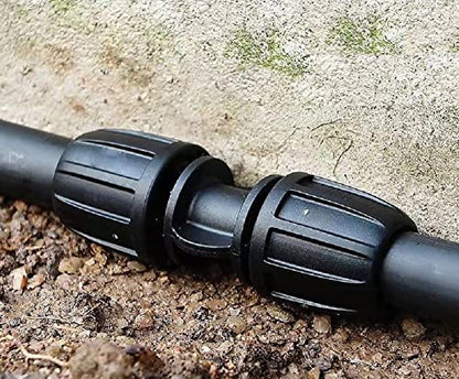 1/2 Inch Drip Irrigation Lock Barbed Straight Connectors, 10pcs - size: 1/2" Straight Connector