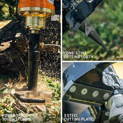 Titan Attachments 10" Stump Planer for 2" Hex Auger Drives, 3300 Ft-Lb - style: Auger Planter Diameter: 10"