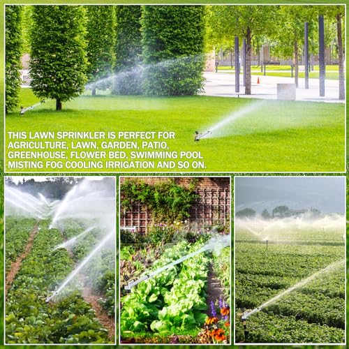 Maxcheck 1-1/2" Agriculture Farm Irrigation Sprinkler Spray Gun Heads